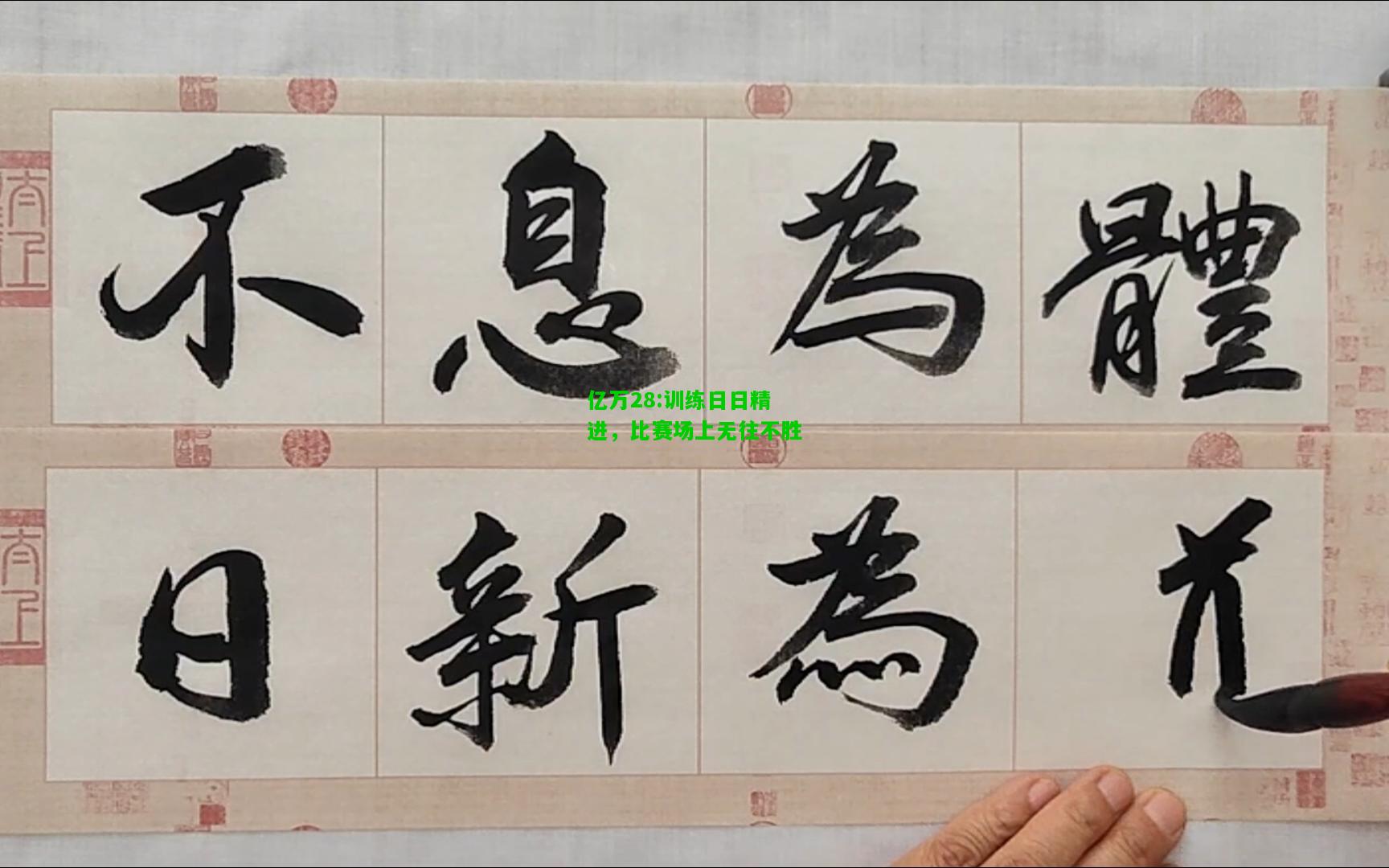 亿万28:训练日日精进，比赛场上无往不胜